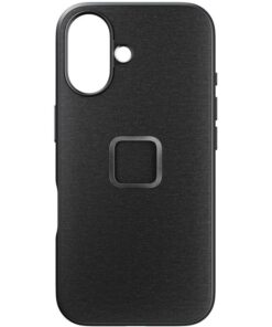 Kaitseümbris Everyday Case, Apple iPhone 16, tumehall, MagSafe, riidest tagaküljega, Peak Design