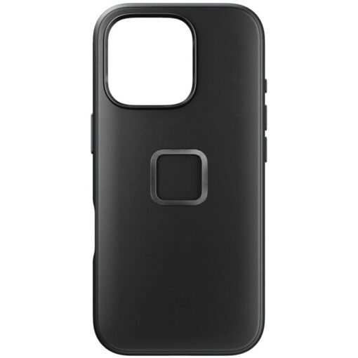 Kaitseümbris Everyday Case, Apple iPhone 16 Pro, must, MagSafe, vegan nahast tagaküljega, Peak Design