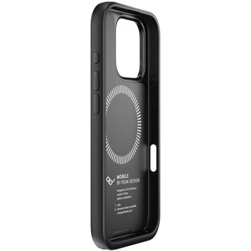 Kaitseümbris Everyday Case, Apple iPhone 16 Pro, must, MagSafe, vegan nahast tagaküljega, Peak Design - Image 4