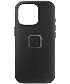 Kaitseümbris Everyday Case, Apple iPhone 16 Pro, tumehall, MagSafe, riidest tagaküljega, Peak Design