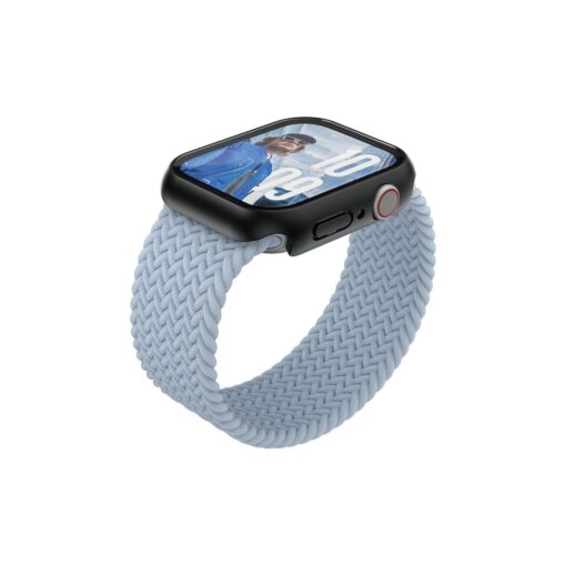 Kaitseklaas raamiga Apple Watch Series 10 (46mm), musta äärega, õhuke, eemaldatav, PanzerGlass