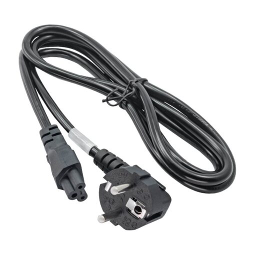 Power cable for laptop Akyga AK-NB-01A Clover CCA CEE 7/7 / IEC C5 1.5m