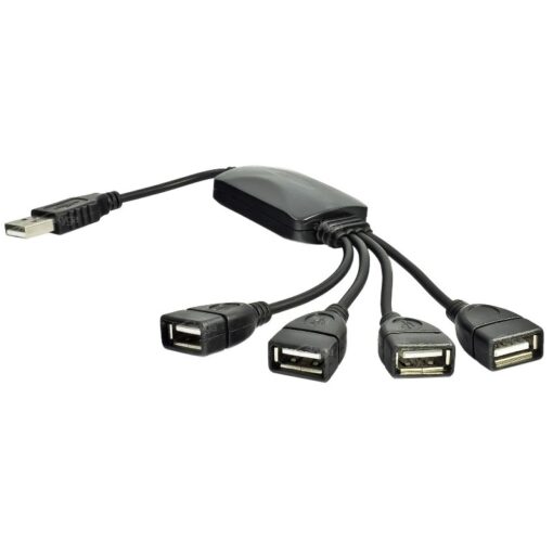 USB HUB Akyga AK-AD-13 (4xUSB 2.0) black