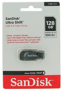 USB memory drive SanDisk Ultra Shift 128GB USB 3.0