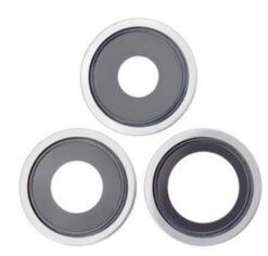 iPhone 13 Pro Max lens for camera with frame Silver (3pcs) ORG