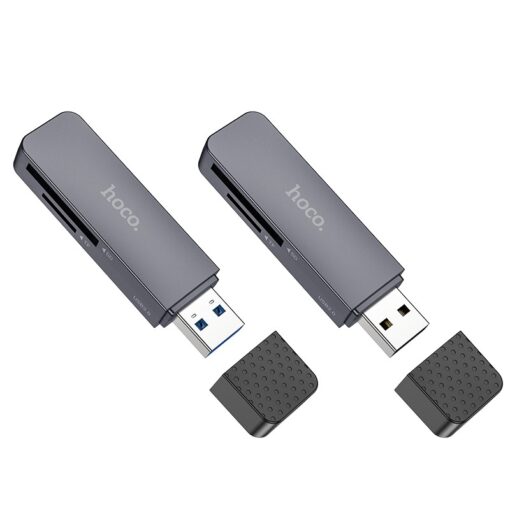 Mälukaardilugeja Hoco HB45 2-in-1 USB2.0 hall - Image 2