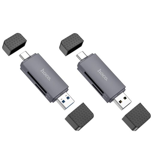 Mälukaardilugeja  Hoco HB45 USB-C/USB-A 2-in-1 USB2.0 hall - Image 3