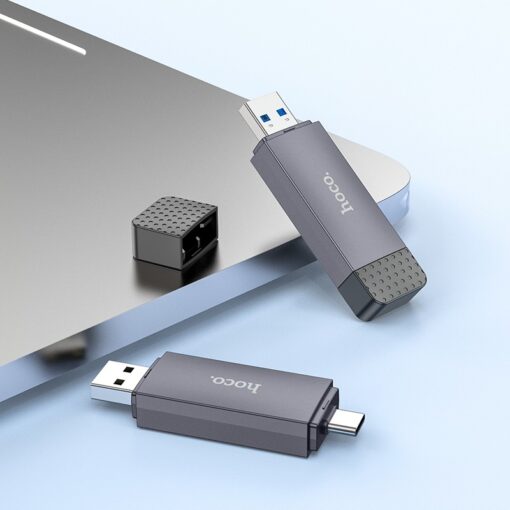 Mälukaardilugeja  Hoco HB45 USB-C/USB-A 2-in-1 USB2.0 hall - Image 4