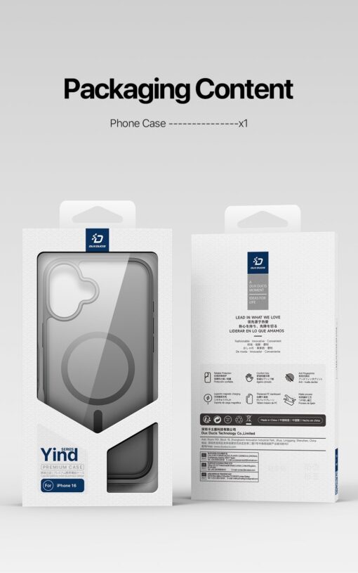 Telefoniümbris Dux Ducis Yind Apple iPhone 16 must - Image 5