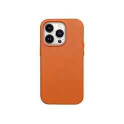 Telefoniümbris Mag Leather Case Apple iPhone 12/12 Pro oranž