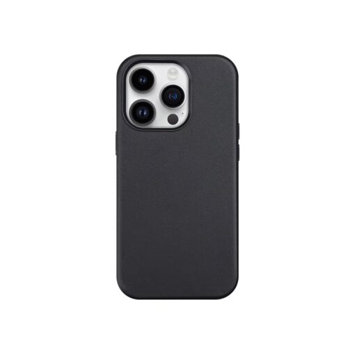 Telefoniümbris Mag Leather Case Apple iPhone 13 Pro must
