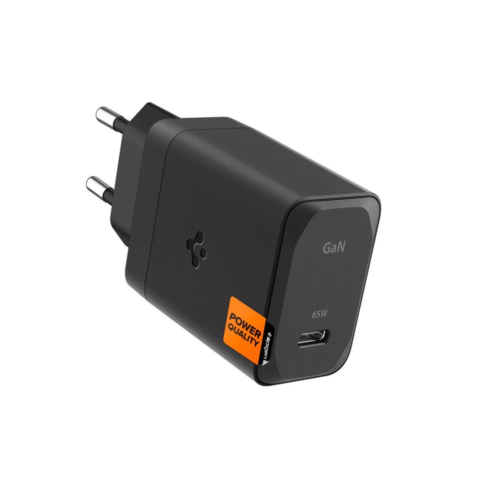 Toalaadija ArcStation Pro 65W (adapter USB-C + punutud USB-C kaabel 2m), must, GaN 651, PE2201EU, Spigen - Image 2