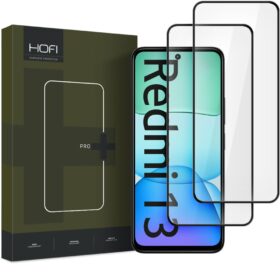Kaitseklaas Pro+, Xiaomi Redmi 13, komplektis 2tk, Hofi