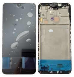 LCD screen Samsung A165 A16 4G with touch screen and frame Black original (service pack)