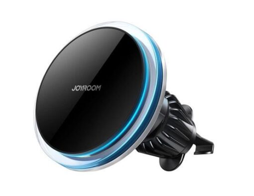 Wireless car charger+holder JOYROOM (JR-ZS291) Magnetic (MagSafe 15W) for using on ventilation grille black