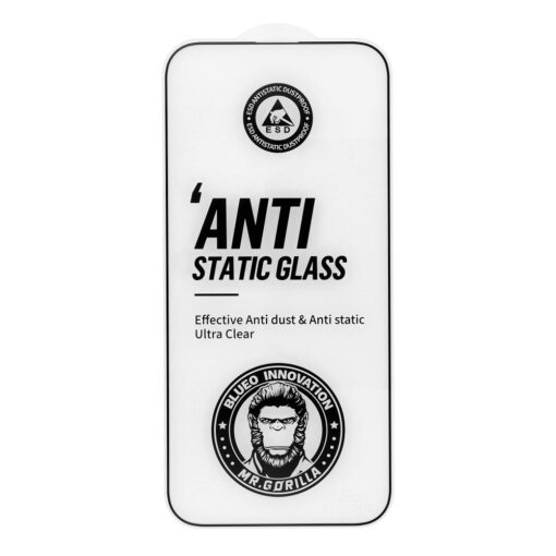 LCD kaitsev karastatud klaas 5D Mr. Monkey Glass (Strong HD) Apple iPhone 15 Pro Max must - Image 2