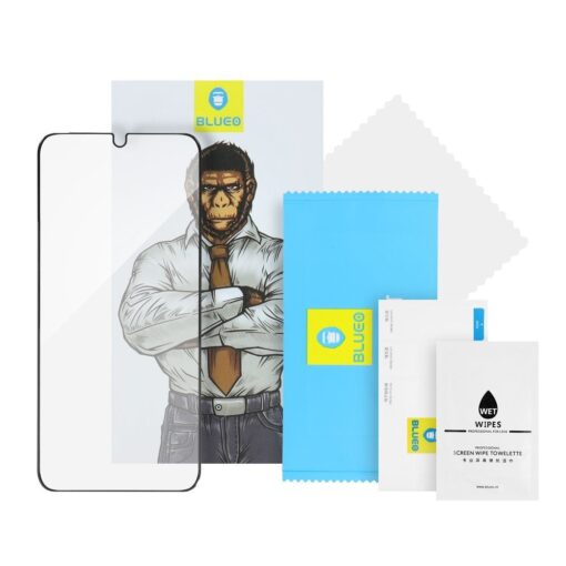 LCD kaitsev karastatud klaas 5D Mr. Monkey Glass (Strong HD) Apple iPhone 15 Pro Max must - Image 3