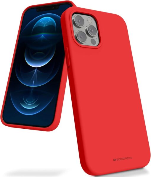 Telefoniümbris Mercury Silicone Case Samsung S721 S24 FE punane