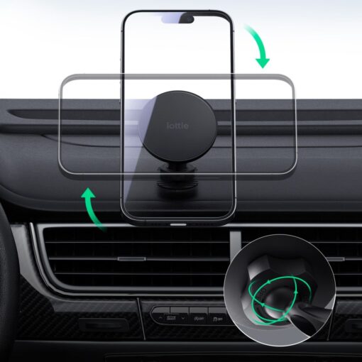 Autohoidik armatuurile iTap 3 MagSafe magnetkinnitusega, iOttie - Image 3