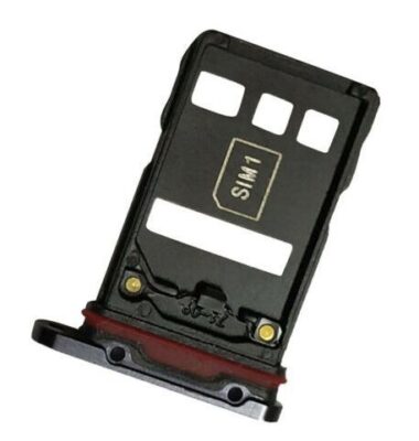 SIM card holder Huawei P30 Pro Black original (service pack)