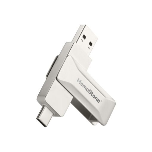 USB memory drive SSD KingSpec US1 128GB (USB 3.2 ; Type C)