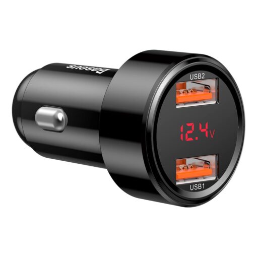 Baseus car charger Magic PPS QC 4.0+ 2USB black 45W - Image 4