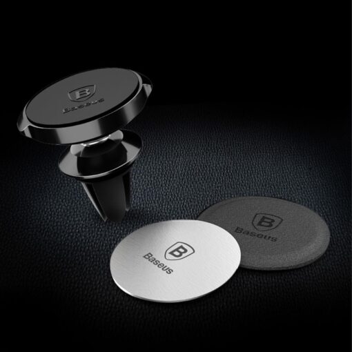 Baseus a set of stickers for the magnetic holder, silver plates - Image 8