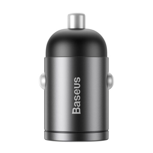 Baseus car charger Tiny Star Mini QC 3.0 30W 1x USB gray - Image 4