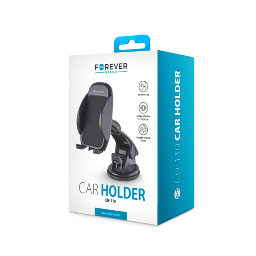 Forever car holder for windshield CH-110 black - Image 3