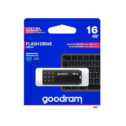 Goodram pendrive 16GB USB 3.0 UME3 black - Image 2