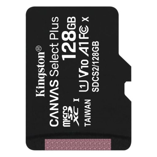 Kingston memory card 128GB microSDXC Canvas Select Plus cl. 10 UHS-I 100 MB/s