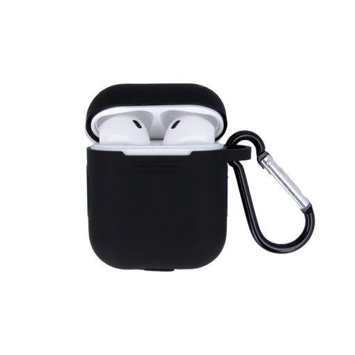 Case for Airpods / Airpods 2 black with hook - Image 2