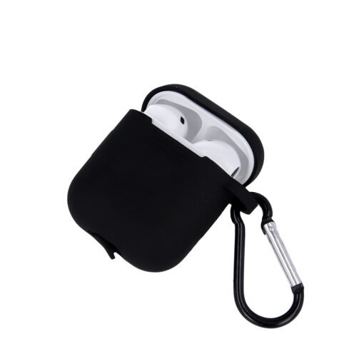 Case for Airpods / Airpods 2 black with hook - Image 3