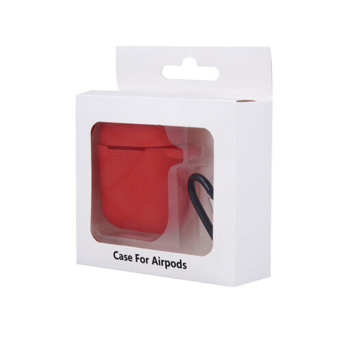 Case for Airpods / Airpods 2 red with hook - Image 5