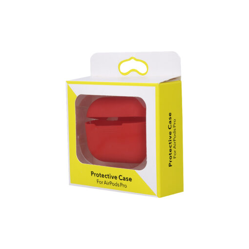 Case for Airpods Pro red with hook - Image 3