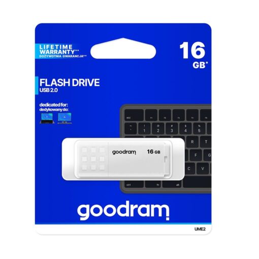 Goodram pendrive 16GB USB 2.0 UME2 white - Image 5