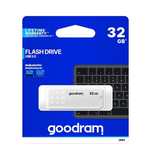 Goodram pendrive 32GB USB 2.0 UME2 white - Image 5