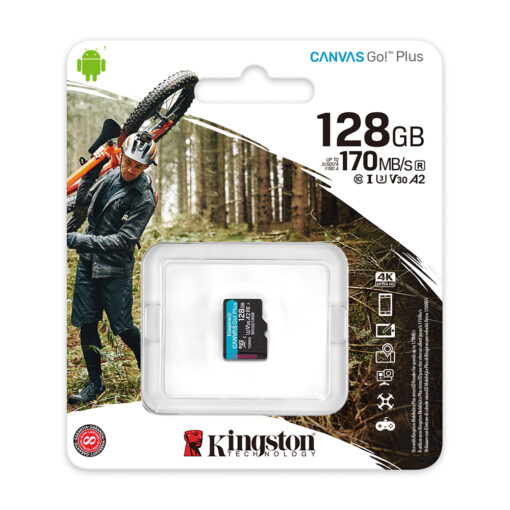 Kingston memory card 128GB microSDXC Canvas Go! Plus cl. 10 UHS-I 170 MB/s - Image 3