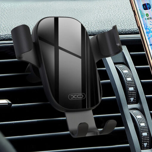 XO car holder C37 gravity black for air outlet - Image 3