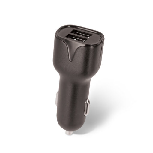 Maxlife MXCC-01 car charger 2x USB 2.4A black + USB-C cable - Image 2