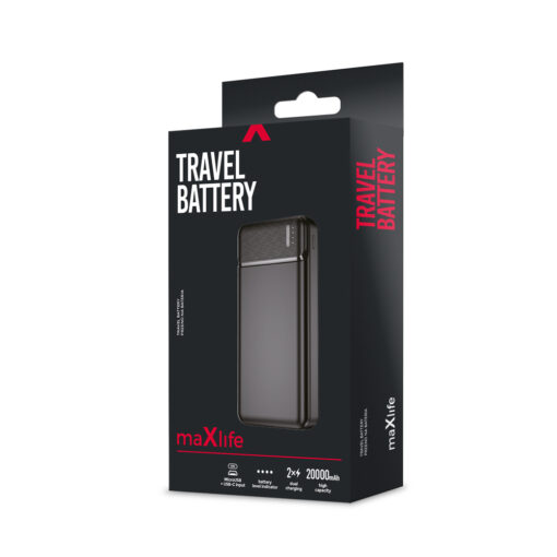 Maxlife power bank MXPB-01 20000 mAh black - Image 11