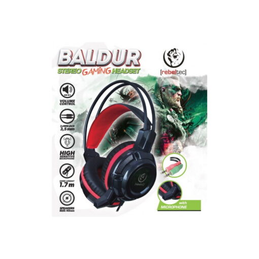 Rebeltec wired headphones Baldur for gamers 2x3,5m - Image 4