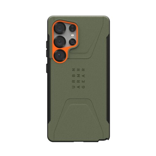 Kaitseümbris Civilian Pro, Samsung Galaxy S25 Ultra, militaarroheline/oranž, MagSafe ühilduv, Urban Armor Gear (UAG) - Image 2