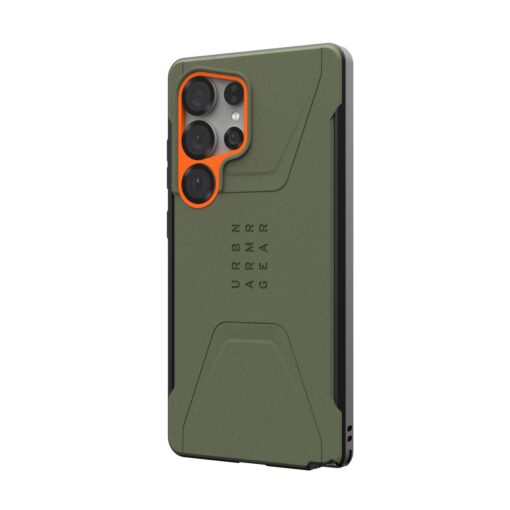 Kaitseümbris Civilian Pro, Samsung Galaxy S25 Ultra, militaarroheline/oranž, MagSafe ühilduv, Urban Armor Gear (UAG) - Image 3