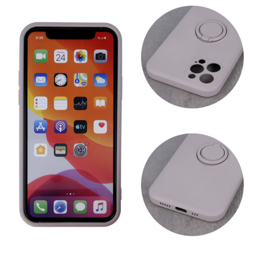 Finger Grip case for iPhone 11 light grey - Image 5