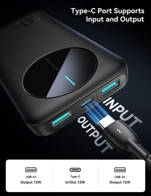 Väline aku Power Bank Joyroom JR-PBF12 10000mAh must - Image 2