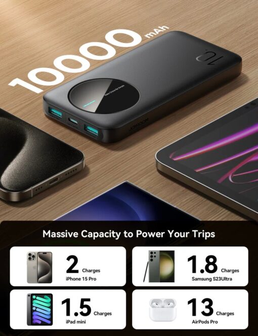 Väline aku Power Bank Joyroom JR-PBF12 10000mAh must - Image 3