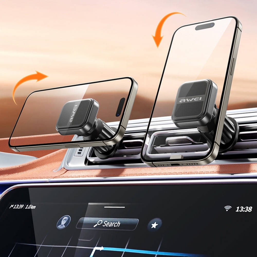 Auto telefonihoidik Awei X52 Magnetic (air vent) must - Image 4