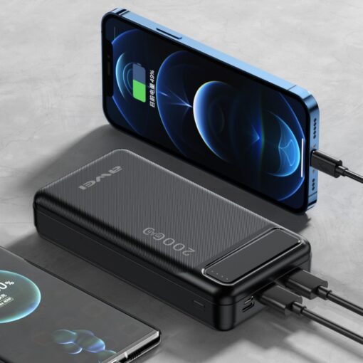 Väline aku Power Bank Awei P6K 5V/2.1A 20000mAh must - Image 2