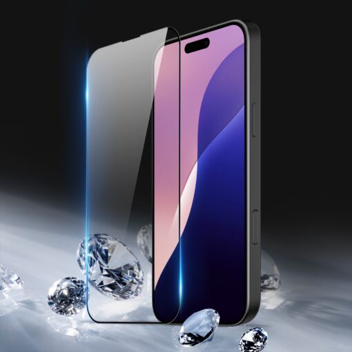 LCD kaitsev karastatud klaas Dux Ducis 10D Apple iPhone 16 Pro Max must - Image 3